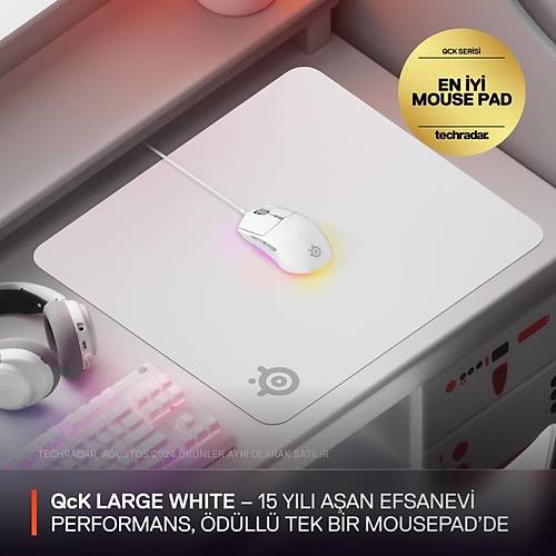 Steelseries Qck Large Gaming Oyuncu Mouse Pad - Beyaz