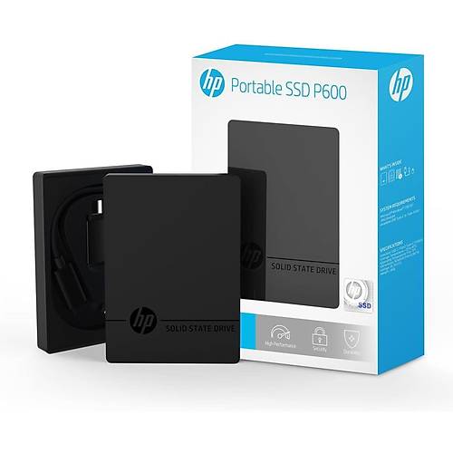 HP Taþýnabilir SSD 1TB P600 Siyah