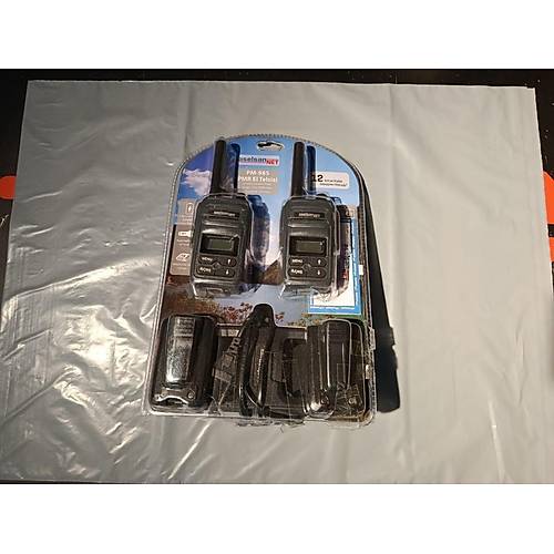 Aselsan PM985 Pmr 2'li El Telsizi Siyah (OUTLET)