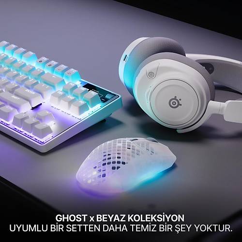 Steelseries Aerox 3 Wireless Gen 2 - Ghost 4K Kablosuz Gaming Mouse