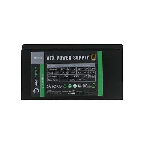 Gamepower GP-550 APFC 14cm 80+(BRONZ) 550W PSU
