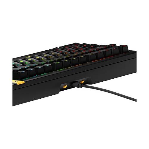 Glorious GMMK3 75% Hall Effect RGB Kablolu Mekanik Mod�ler TR Gaming Klavye ? Siyah (GLO-KB-GMMK3-75-PB-HE-W-BLK-TR)