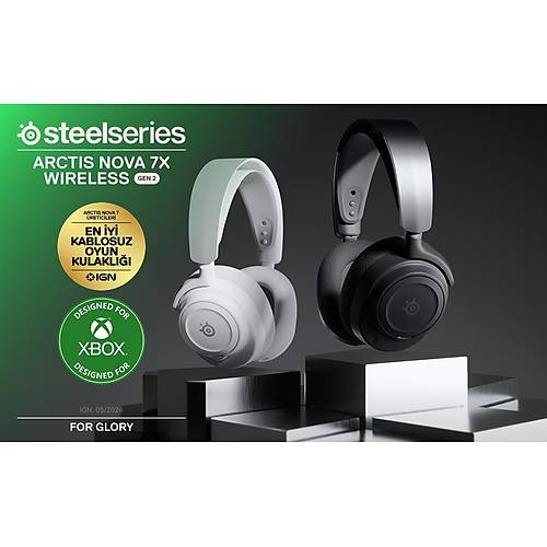 Steelseries Arctis Nova 7X Gen2 Kablosuz Siyah Gaming Kulakl�k