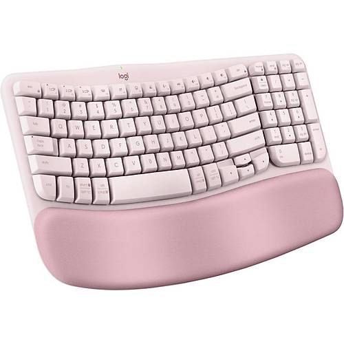 Logitech Wave Keys Kablosuz Bluetooth ngilizce Q Pembe Klavye