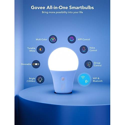Govee Akıllı Ampul Wifi + BT