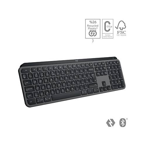 Logitech MX Keys S 920-011621 Aydnlatmal Kablosuz ngilizce Q Klavye