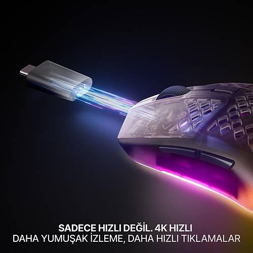 Aerox 3 Wireless Gen 2 - Shadow 4K Kablosuz Gaming Mouse