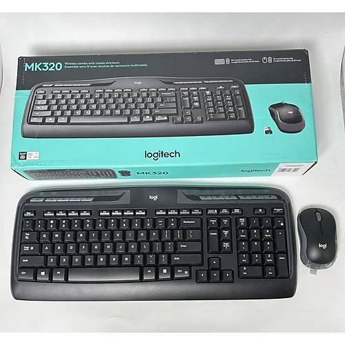 Logitech MK320 Kablosuz �ngilizce Q 920-002836 Klavye Mouse Set (OUTLET)