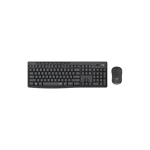 Logitech MK295 Kablosuz Klavye Mouse Set Siyah