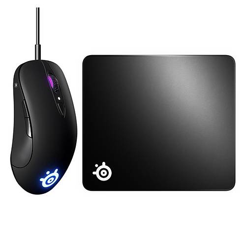 SteelSeries Sensei Ten Gaming Mouse + Qck Large Oyun Mousepad