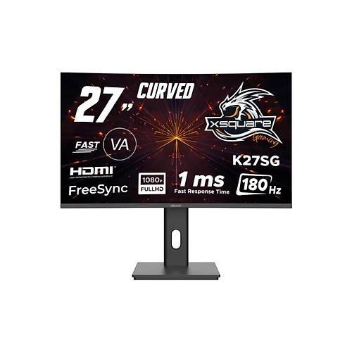 Dexim K27SG 27'' 180Hz 1ms (Hdm�+Dp) Freesync Adaptive Sync Full Hd Curved Fast Va Gaming Pivot Monit�r