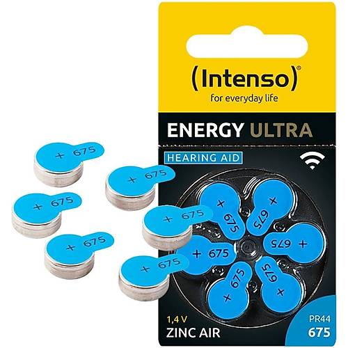 ntenso Energy Ultra Hearing Aid A675 6 Adet