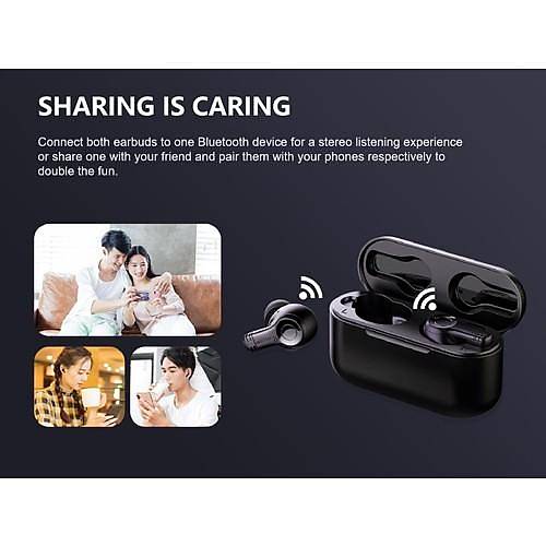 1More Airfree True Wireless Kulaklk EO002BT - Siyah