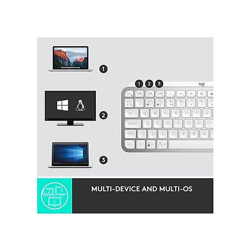 Logitech MX Keys Mini For Business Kablosuz ngilizce Q Klavye