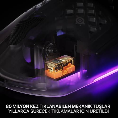 Steelseries Aerox 3 Wireless Gen 2 - Ghost 4K Kablosuz Gaming Mouse