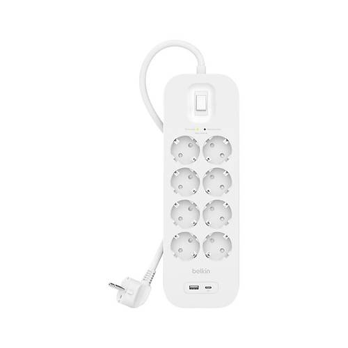 Belkin SRB003VF2M Usb-C-Usb-A 8x Akm Korumal Priz 2 Metre