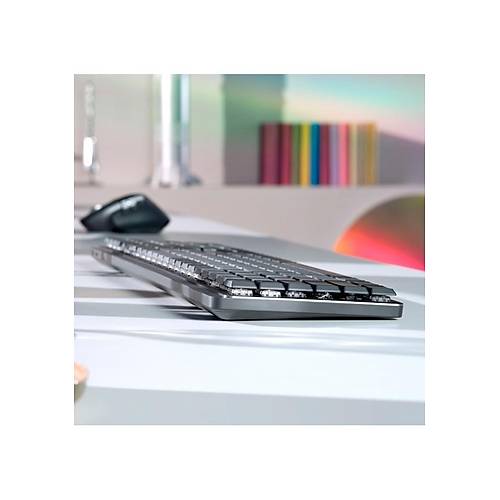 Logitech MX Mechanical Kablosuz ngilizce Q Klavye Clicky