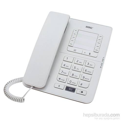 Karel TM142 Krem Masa Telefonu