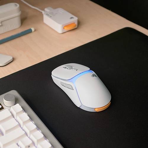 Glorious Model O3 Kablosuz Rgb Ultralight 30000 Dp� Gaming Mouse -Mat Beyaz