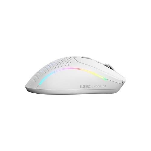 Glorious Model D2 26000 DPI 66 g Kablosuz RGB Ergonomik Gaming Mouse ? Mat Beyaz (GLO-MS-DWV2-MW)