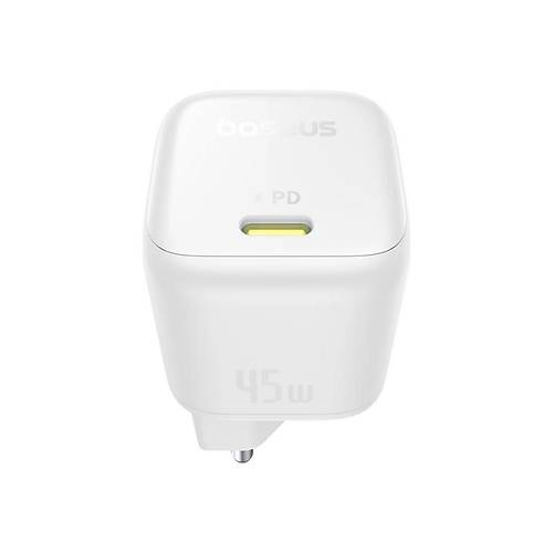 Baseus Picogo Gan6 Pro 45W Usb-C Ultra Mini H�zl� �arj Aleti, Beyaz