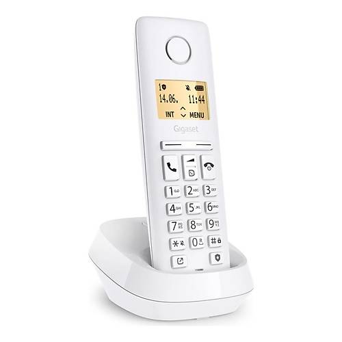 Gigaset Pure 100 Dect Telefon Beyaz