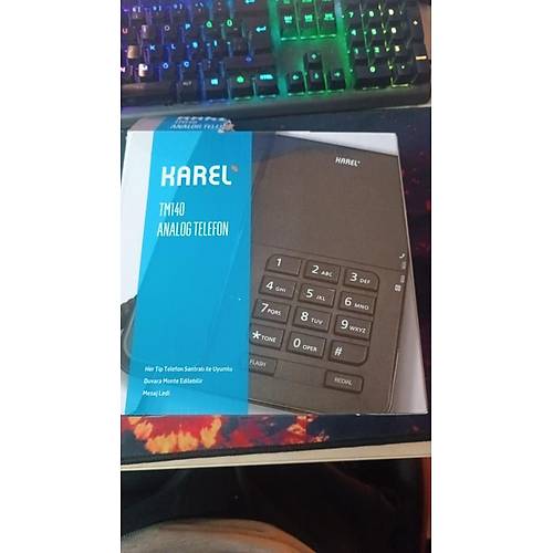 Karel TM140 Analog Telefon Koyu Gri (OUTLET)