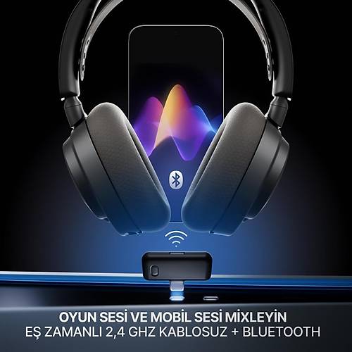 Steelseries Arctis Nova 7P Gen2 Kablosuz Siyah Gaming Kulakl�k
