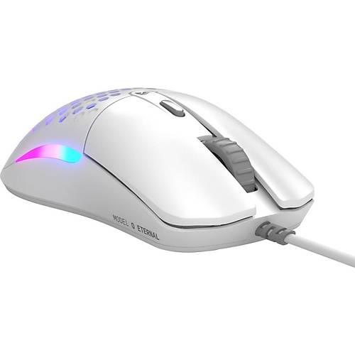 Glorious Model O Eternal RGB Kablolu 12000 DPI Gaming Mouse - Mat Beyaz