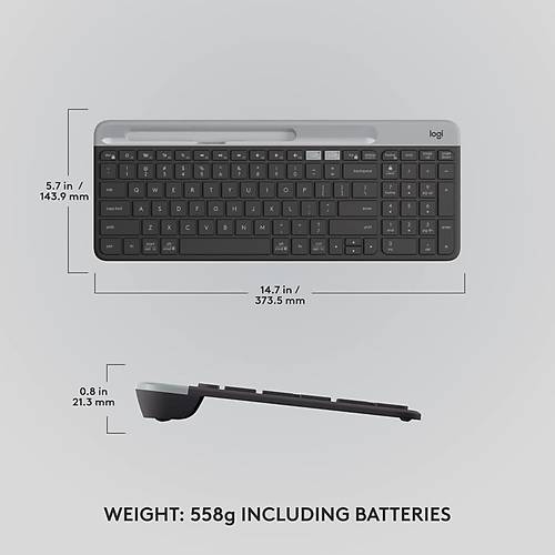 Logitech K585 Multi-Device Slim Kablosuz Klavye