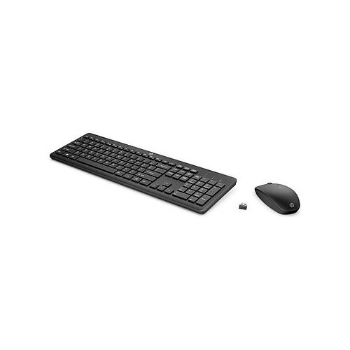 Hp 18H24AA 230 Kablosuz Klavye & Mouse Kombo Set - Siyah T�rk�e (OUTLET)