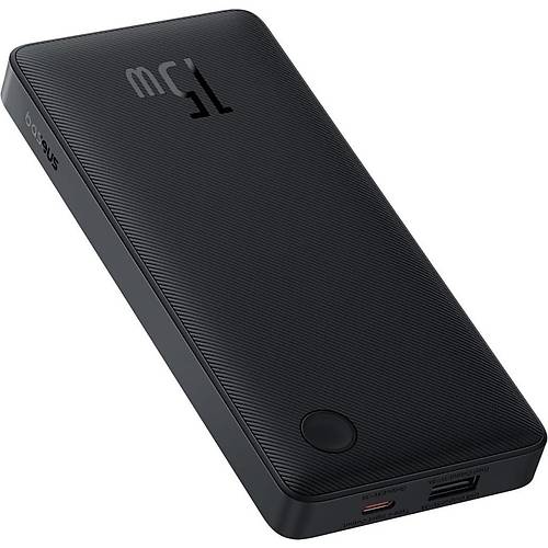 Basues Airpow Lite Power 10.000mAh 15W Ta��nabilir �arj Cihaz� - Siyah