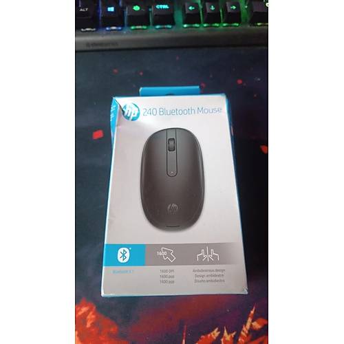 HP 240 Kablosuz Bluetooth Mouse Siyah (OUTLET)