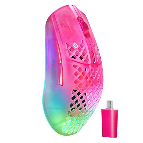 Steelseries Aerox 3 Wireless Gen 2 - Magenta  Haze 4K Kablosuz Gaming Mouse