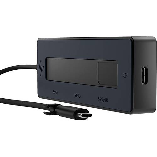 HP Evrensel USB-C oklu Balant Noktal Hub Siyah