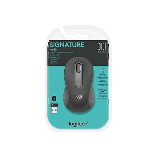 Logitech M650 910-006253 Signature Sessiz Kablosuz Optik Mouse