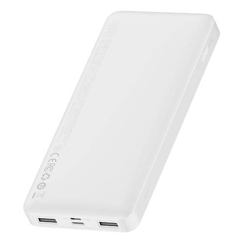 Baseus Bipow Overseas Edition Dijital Ekranl� 15W 10.000 Mah Powerbank Beyaz