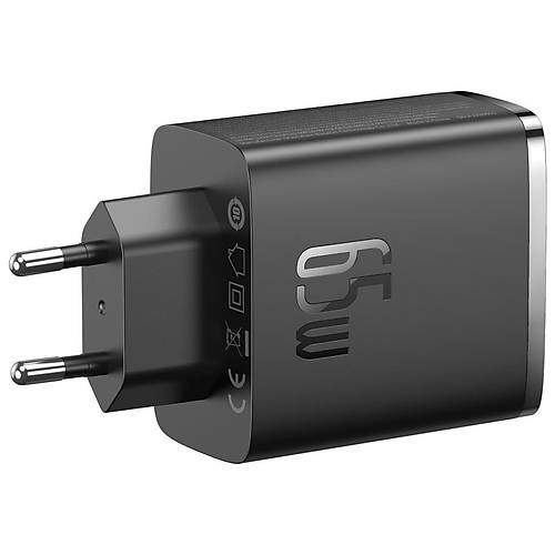 Baseus Cube Pro 65W �arj Cihaz� Siyah