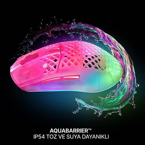 Steelseries Aerox 3 Wireless Gen 2 - Magenta  Haze 4K Kablosuz Gaming Mouse