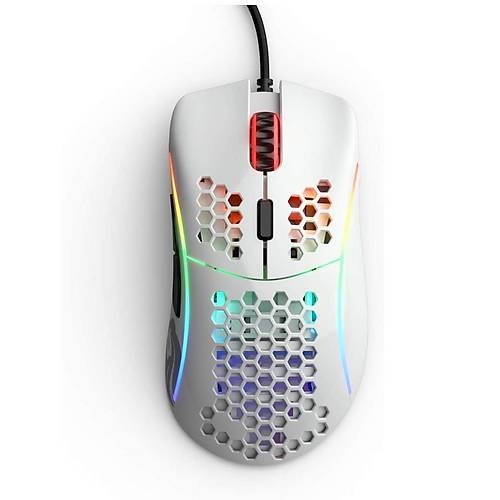 Glorious Model D Kablolu Parlak Beyaz RGB Oyuncu Mouse 69Gr