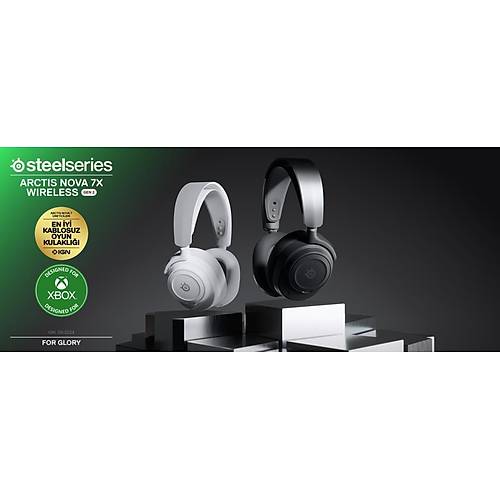 Steelseries Arctis Nova 7X Gen2 Kablosuz Beyaz Gaming Kulakl�k