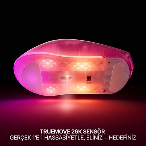 Steelseries Aerox 3 Wireless Gen 2 - Magenta  Haze 4K Kablosuz Gaming Mouse
