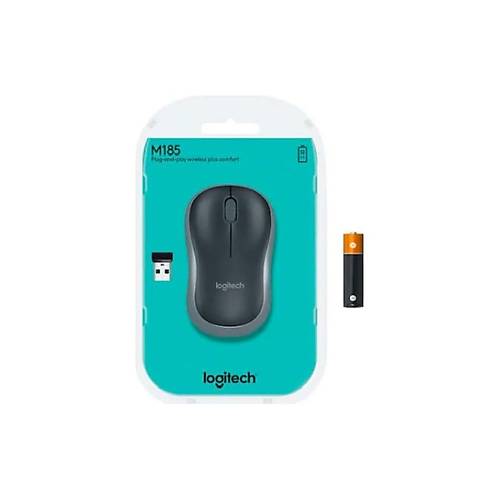 Logitech M185 USB Alcl Kompakt Kablosuz Mouse