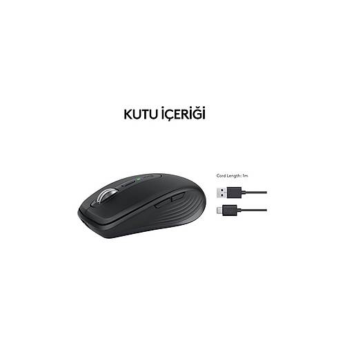 Logitech MX Anywhere 3S Kompakt Kablosuz Lazer Mouse