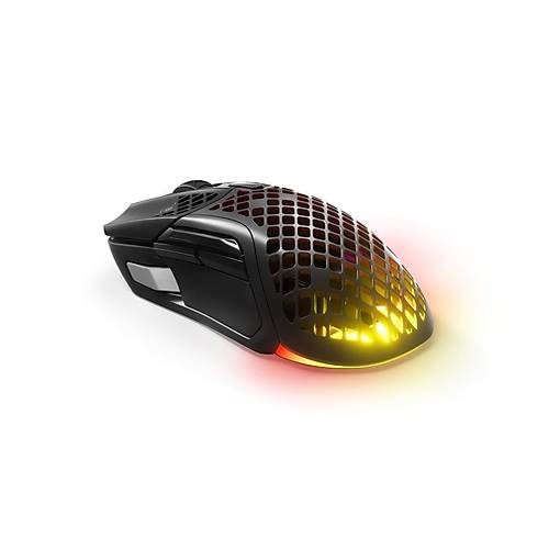 SteelSeries Aerox 5 Wireless Gaming Mouse - Qck Large Oyun Mousepad Bundle