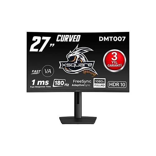 Dexim 27'' 180Hz 1ms (Hdm�+Dp) Freesync Adaptive Sync Full Hd Curved Fast Va Gaming Monit�r - DMT007