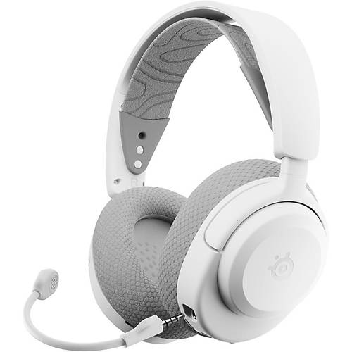 SteelSeries Arctis Nova 3P Wireless Beyaz Gaming Kulakl�k - Mobil Uygulama ile Kontrol - 40 Saat Pil �mr� PS5, PS4, PC, Switch, Mobil Uyumlu