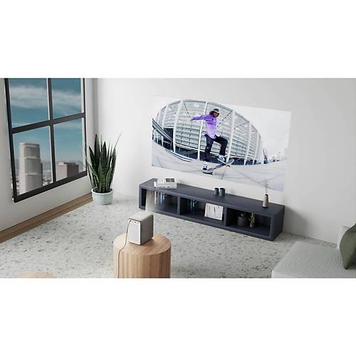 HP CC500 Yksek Parlak 3in1 Full Hd Projeksiyon 600 LED Lms Ev Iin Stick ve 84 In Perde Hediyeli