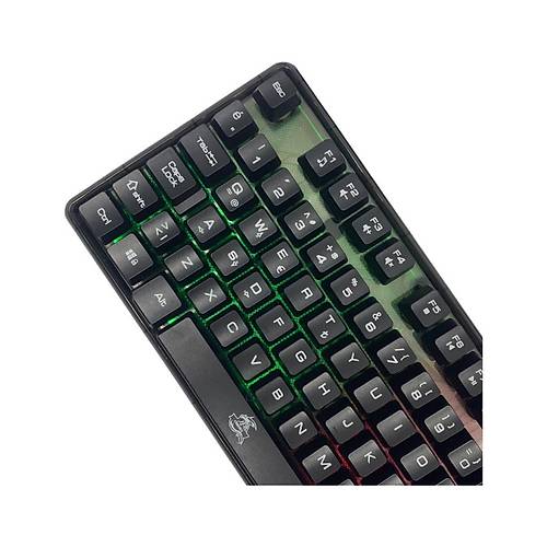 Dexim KBL707 Mekanik Hisli Rgb LED Arka I��kl� �effaf Gaming Oyuncu Klavye