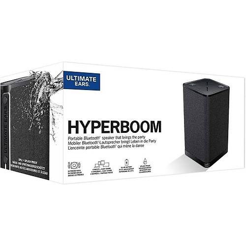 Logitech Ultimate Ears Hyperboom Tanabilir Wireless Bluetooth Siyah